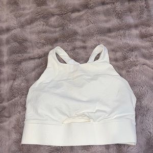 Womens off-white CALIA sports bra